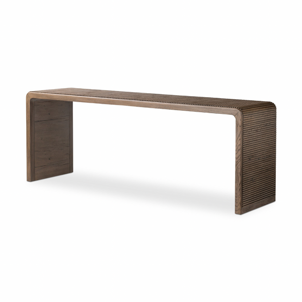 Leo Console Table - Rustic Grey