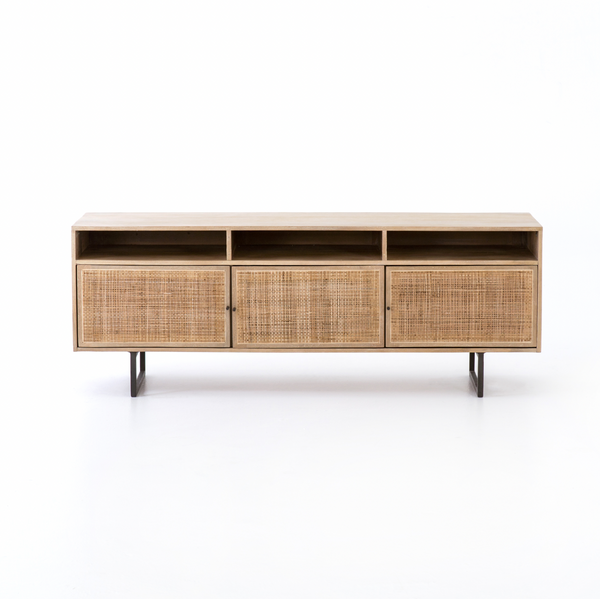 Carmel Media Console - Natural Mango