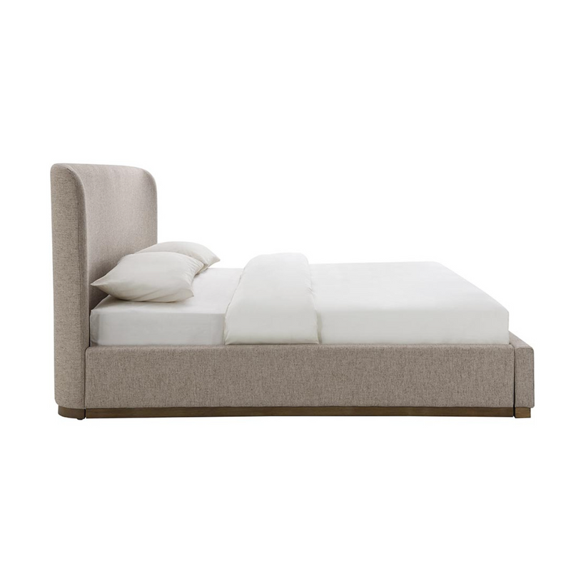 Valorie Bed - Taupe