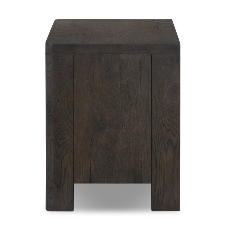 Noeline Nightstand - Smoked Black Oak Veneer