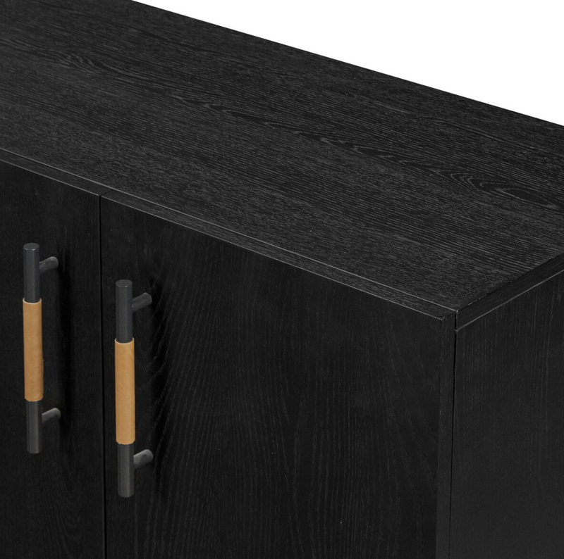 Rosedale Media Console - Ebony Oak