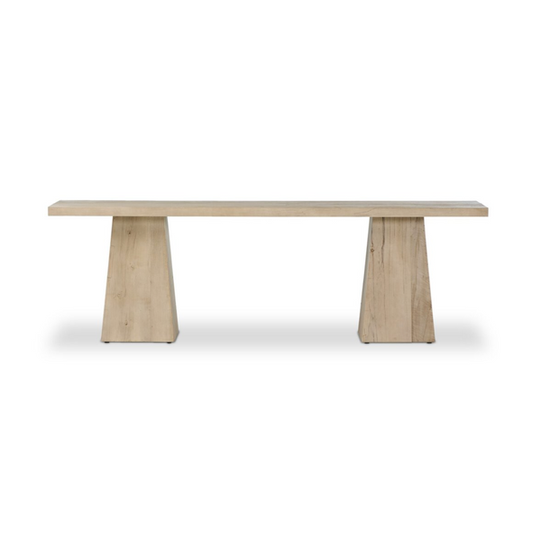 Atlas Console Table - Bleached Alder