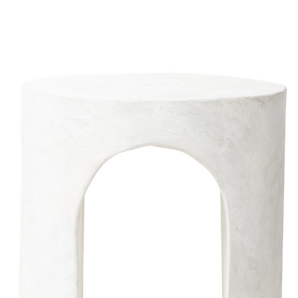 Samson End Table - Textured Lunar Concrete