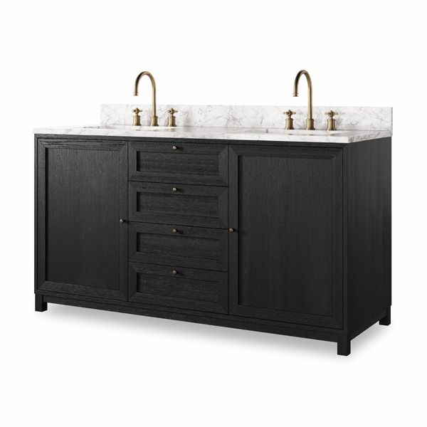 Millie Double Vanity - Satin Drifted Black