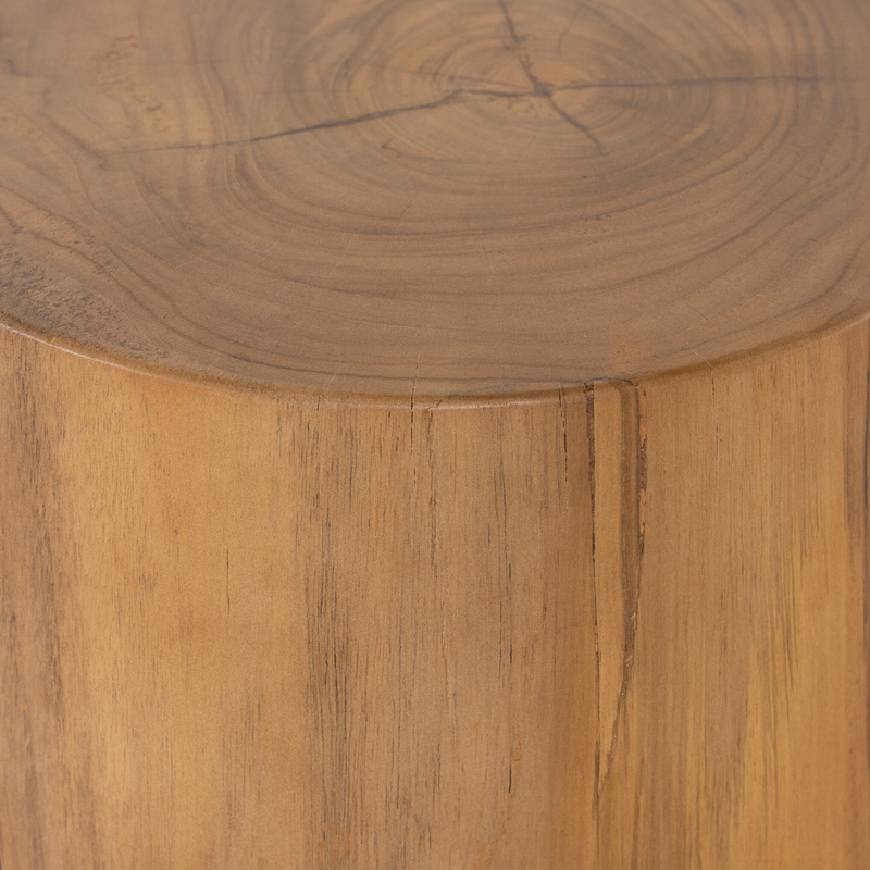 Jovie End Table - Natural Teak