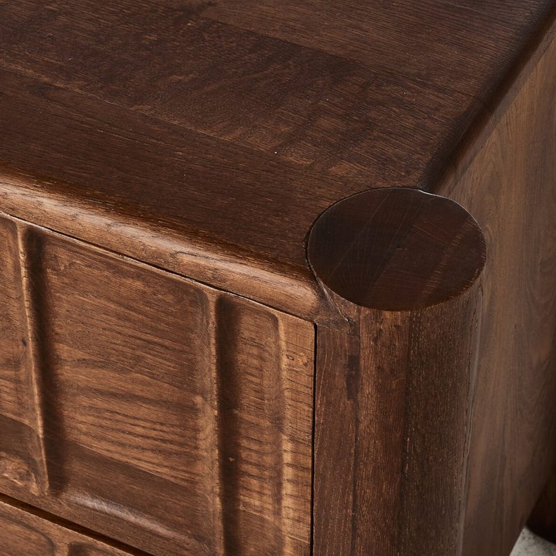 Ezri Nightstand - Cocoa Oak