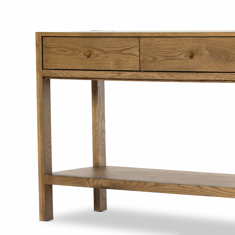 Meadow Console Table - Tawny Oak