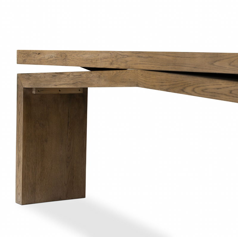 Matthes Console Table - Rustic Grey Oak