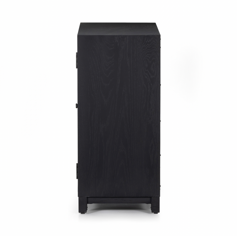 Millie Small Cabinet - Drifted Matte Black