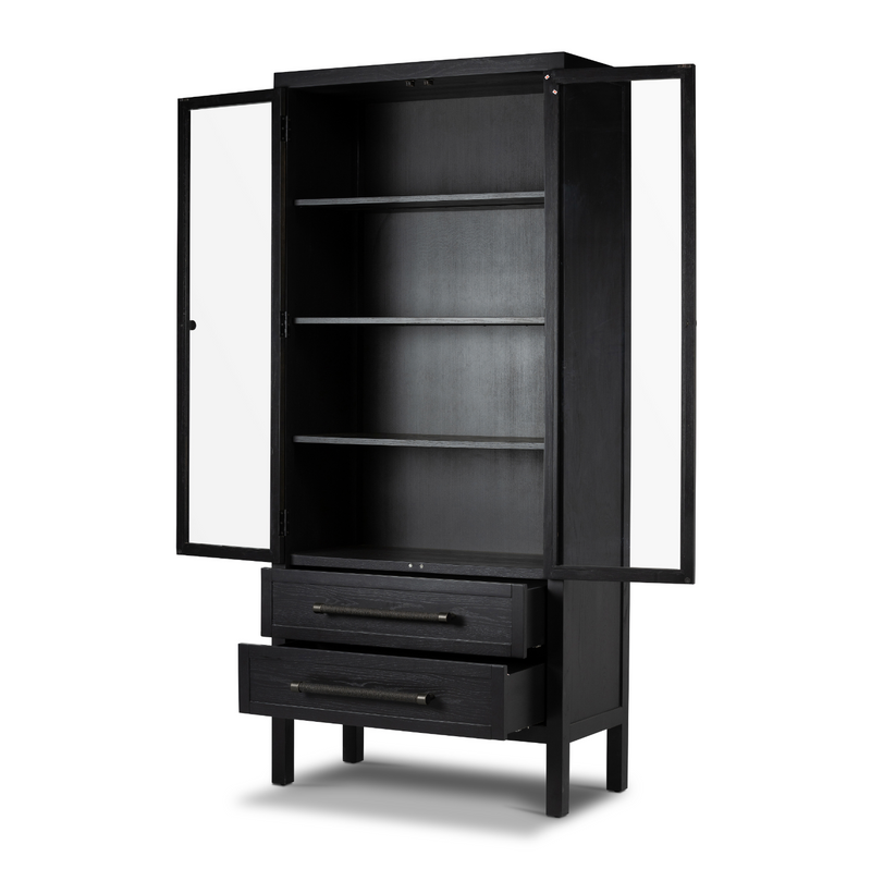 Laker Cabinet - Black Oak