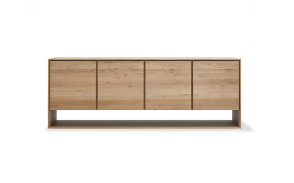 Oak Nordic Sideboard - 4 Door