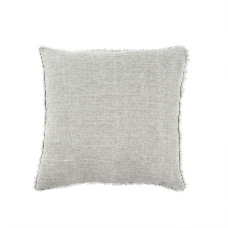 Lina Linen Pillow Flint Gray