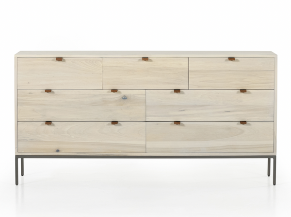 Trey 7 Drawer Dresser - Dove Poplar