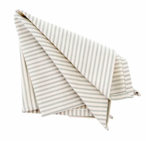 Gray Ticking Napkin - Set of 4