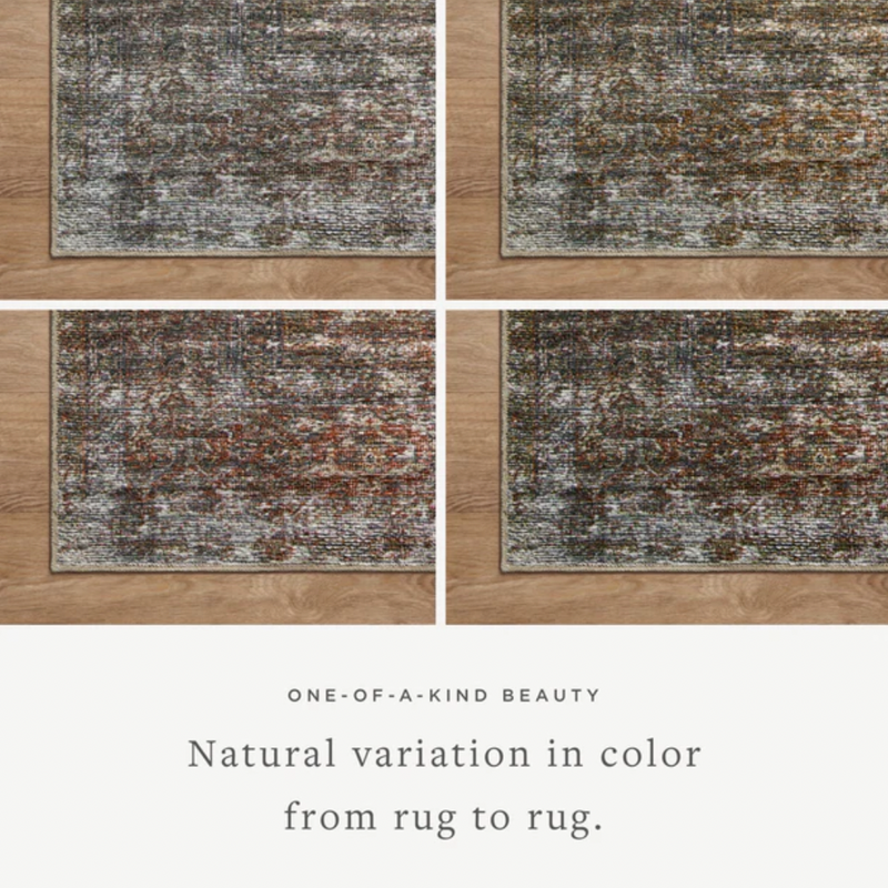 Amber Lewis - Billie Tobacco and Rust Area Rug