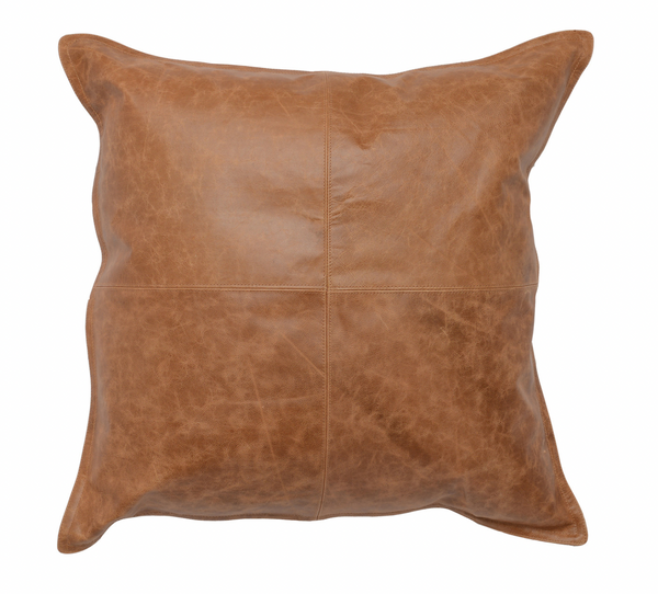 Jaycee Leather Cushion - 22" x 22"